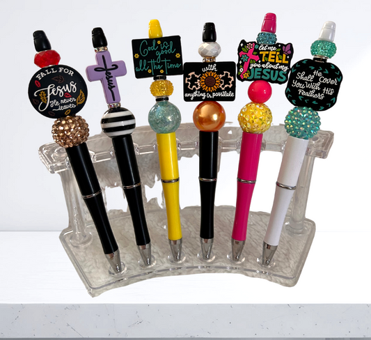 Christian Beaded Focal Pens
