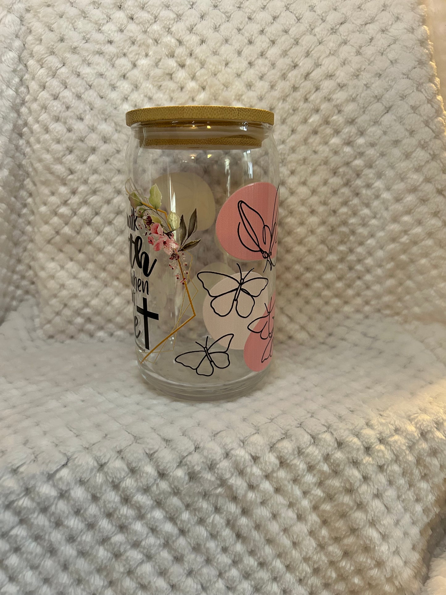 Walk By Faith | Libbey Glass Can 10 oz