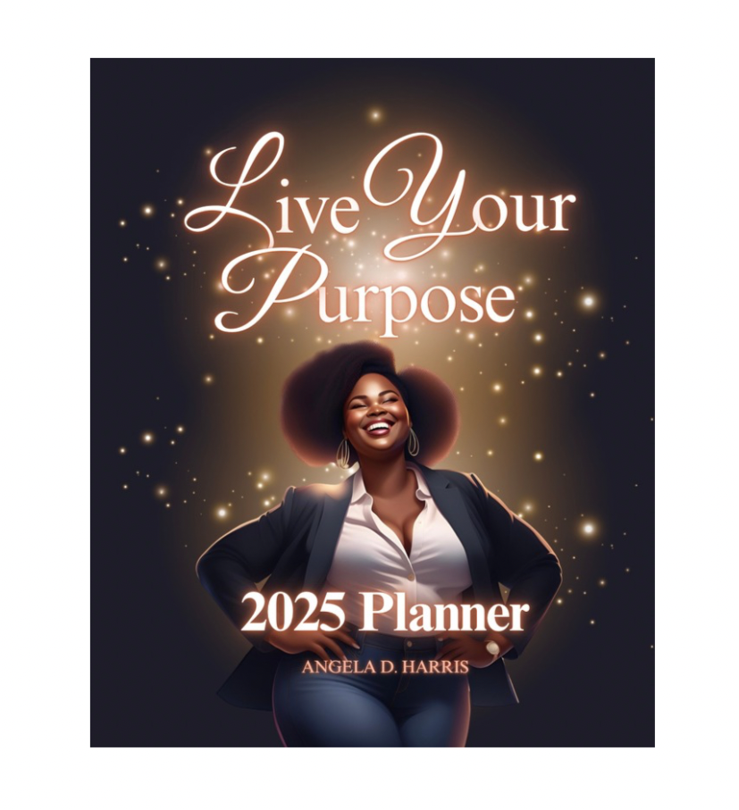 Live Your Purpose: 2025 Planner with Monthly Bible Verses, Affirmations, and Organization