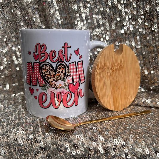 Mom Inspired White Ceramic Mugs | 11 oz