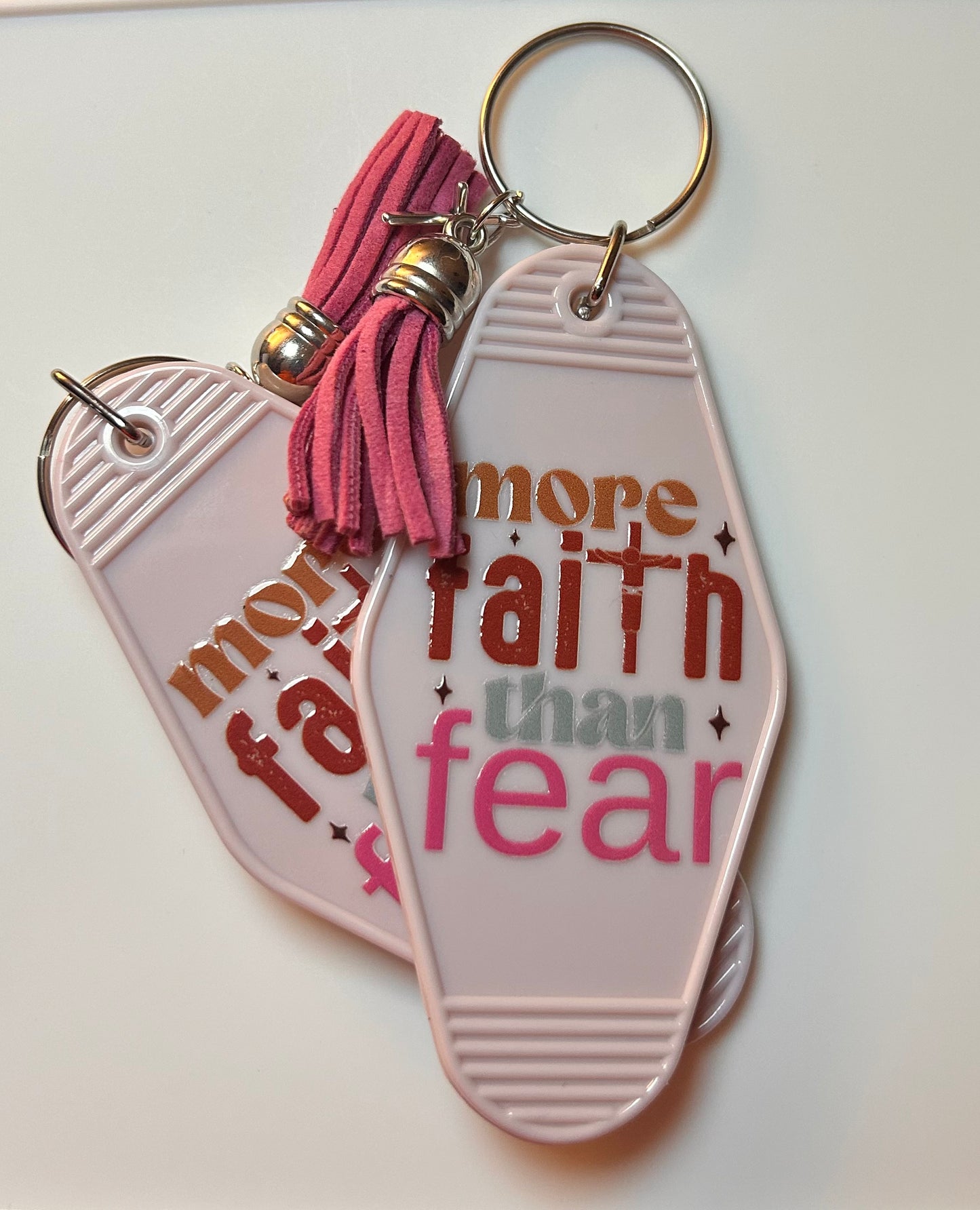 Christian Motel Keychains - Assorted Colors