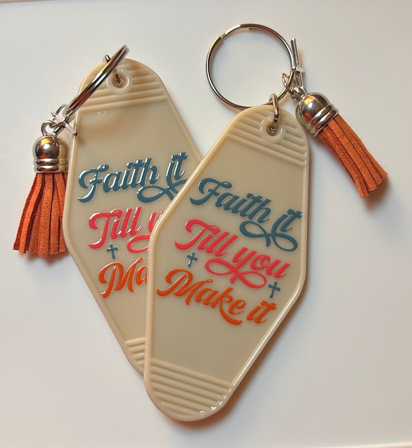 Christian Motel Keychains - Assorted Colors