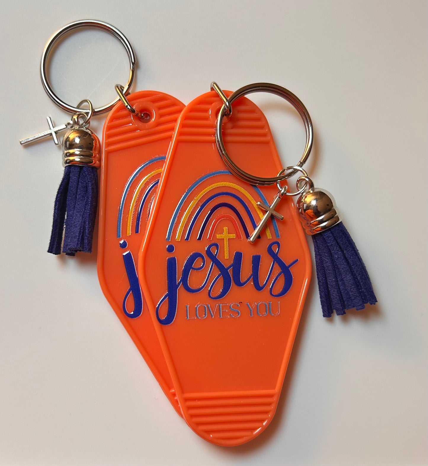 Christian Motel Keychains - Assorted Colors
