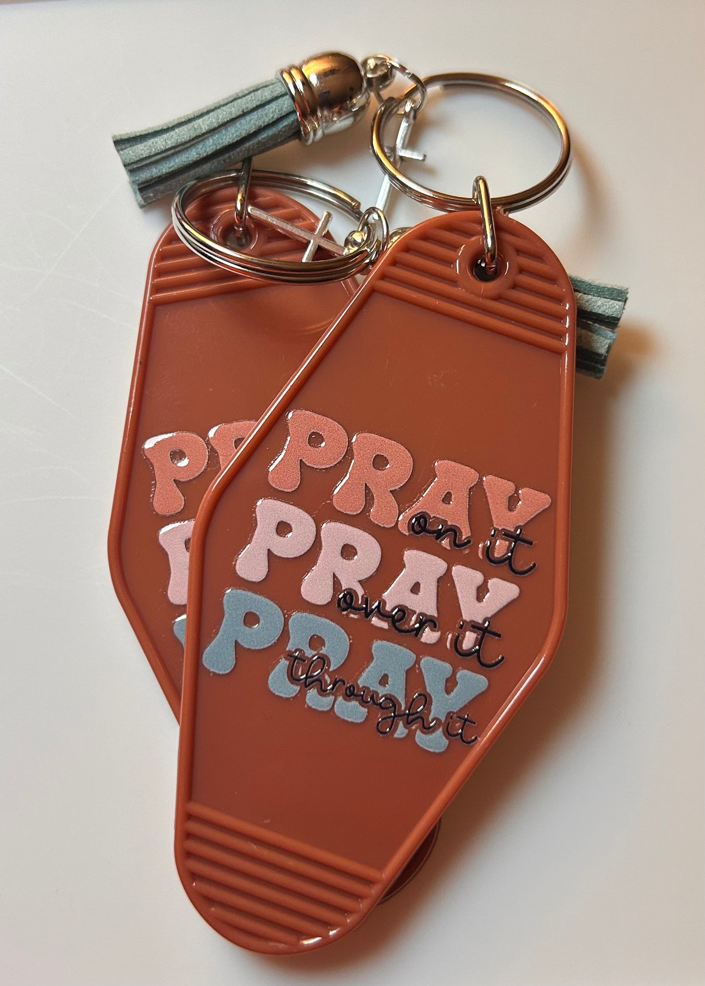 Christian Motel Keychains - Assorted Colors