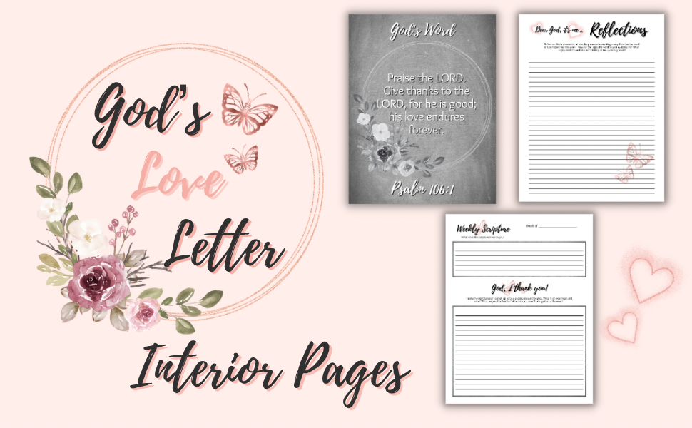 God's Love Letter: 52 Week Scripture, Devotional & Guided Prayer Journal for Women