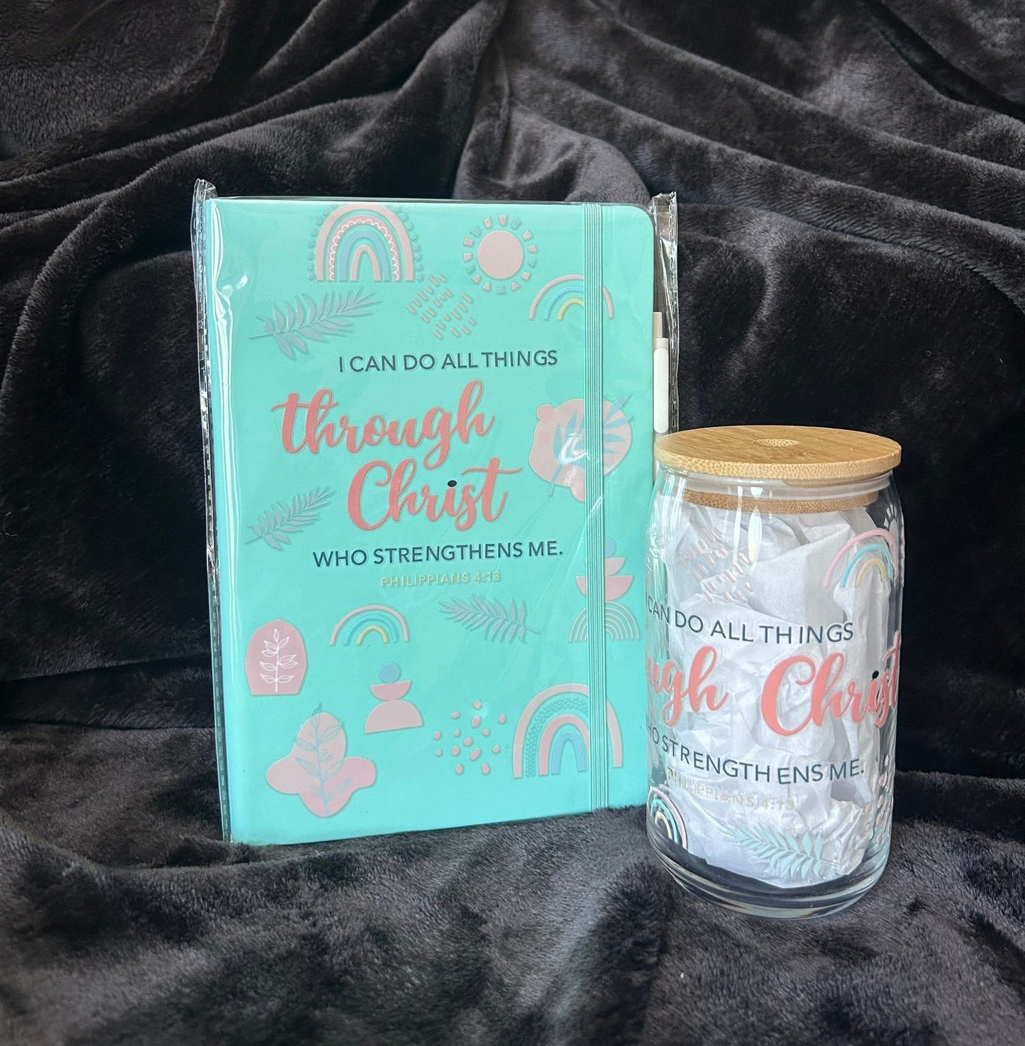 Glass Cup & Notebook Bundles