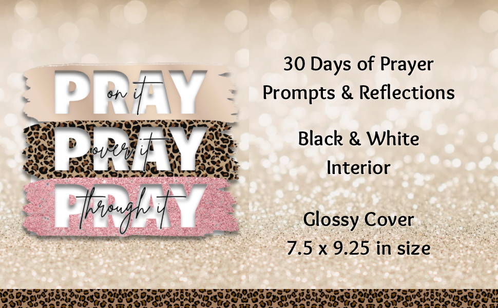 Pray On It, Pray Over It, Pray Through It Prayer Journal