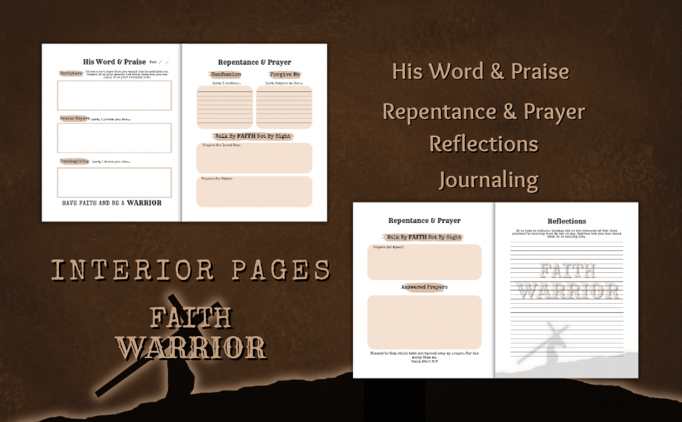 Faith Warrior: Prayer Journal for Men