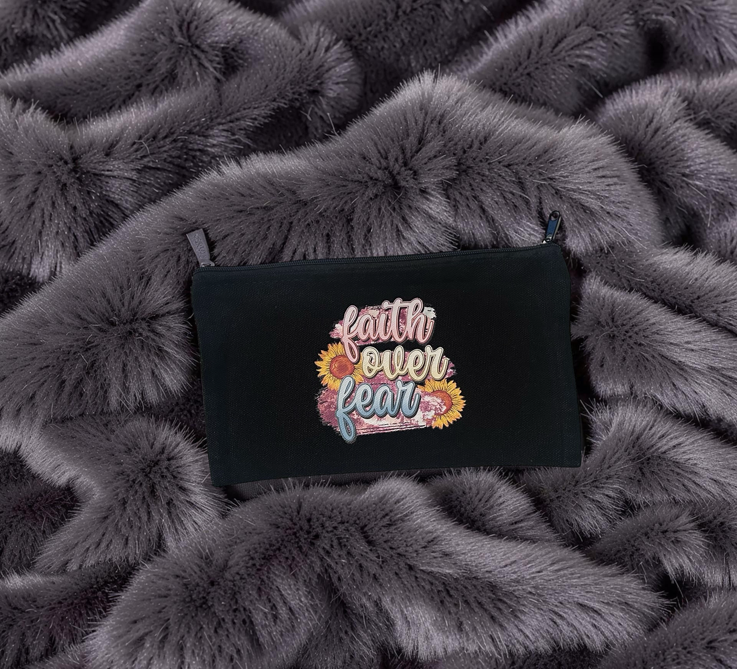 Faith Over Fear Cosmetic Bag
