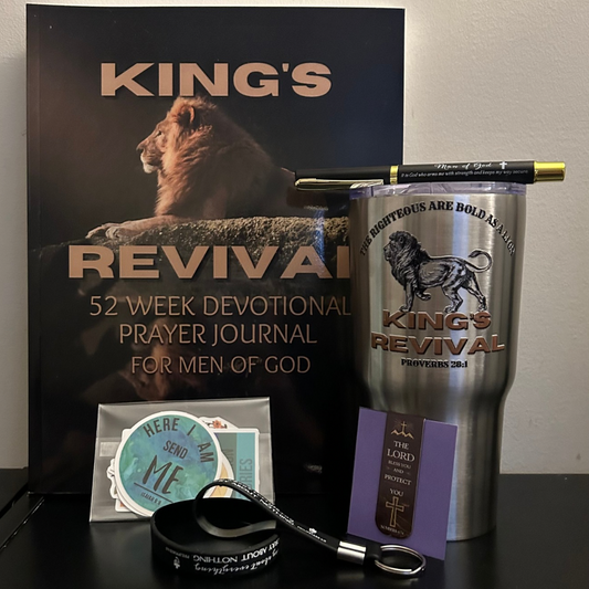 King’s Revival Prayer Journal Gift Set for Men