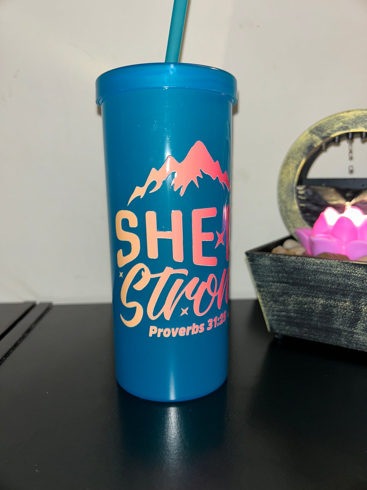 Christian Inspired | Plastic Tumblers| 20 oz | Multicolored