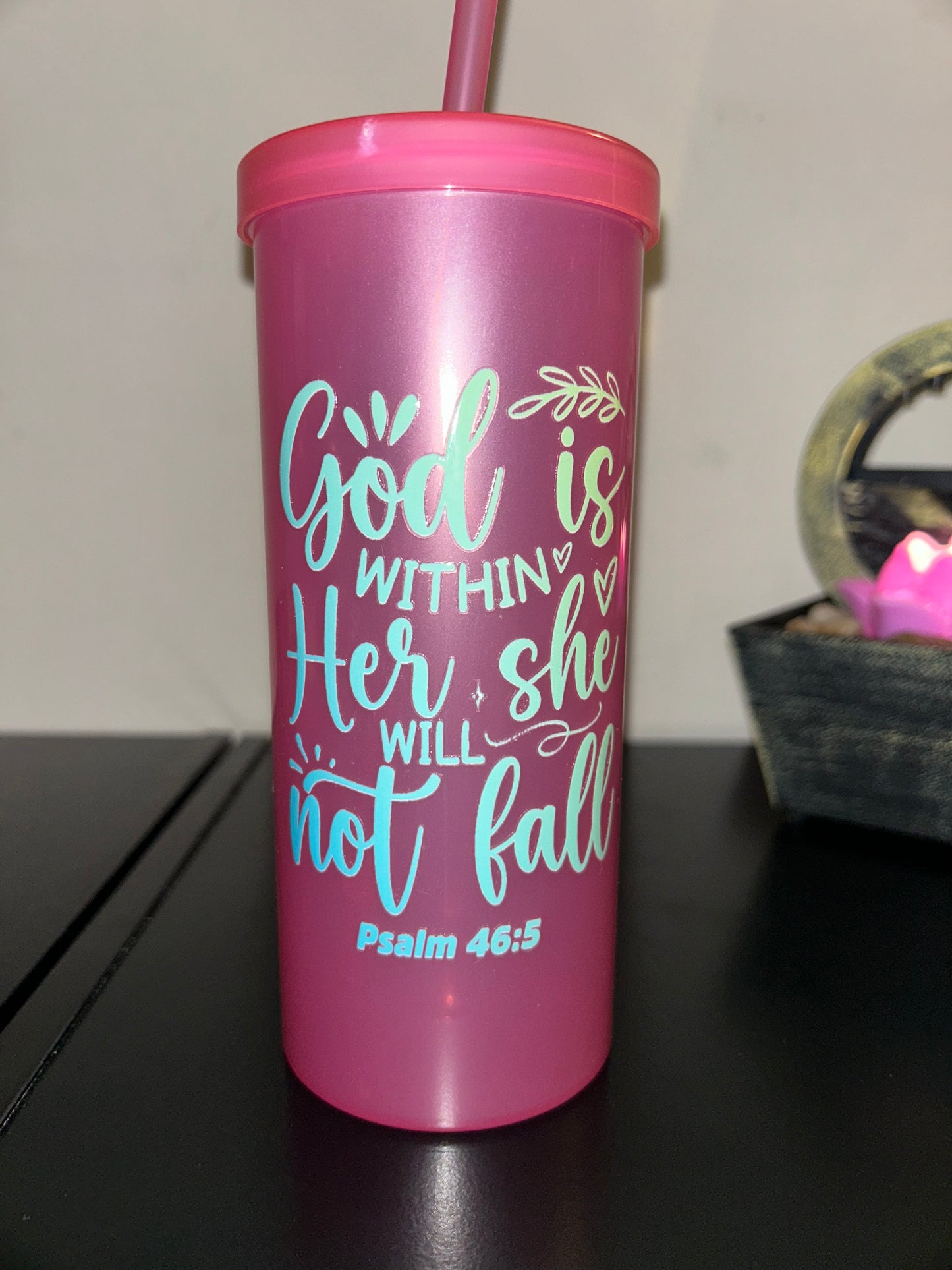 Christian Inspired | Plastic Tumblers| 20 oz | Multicolored