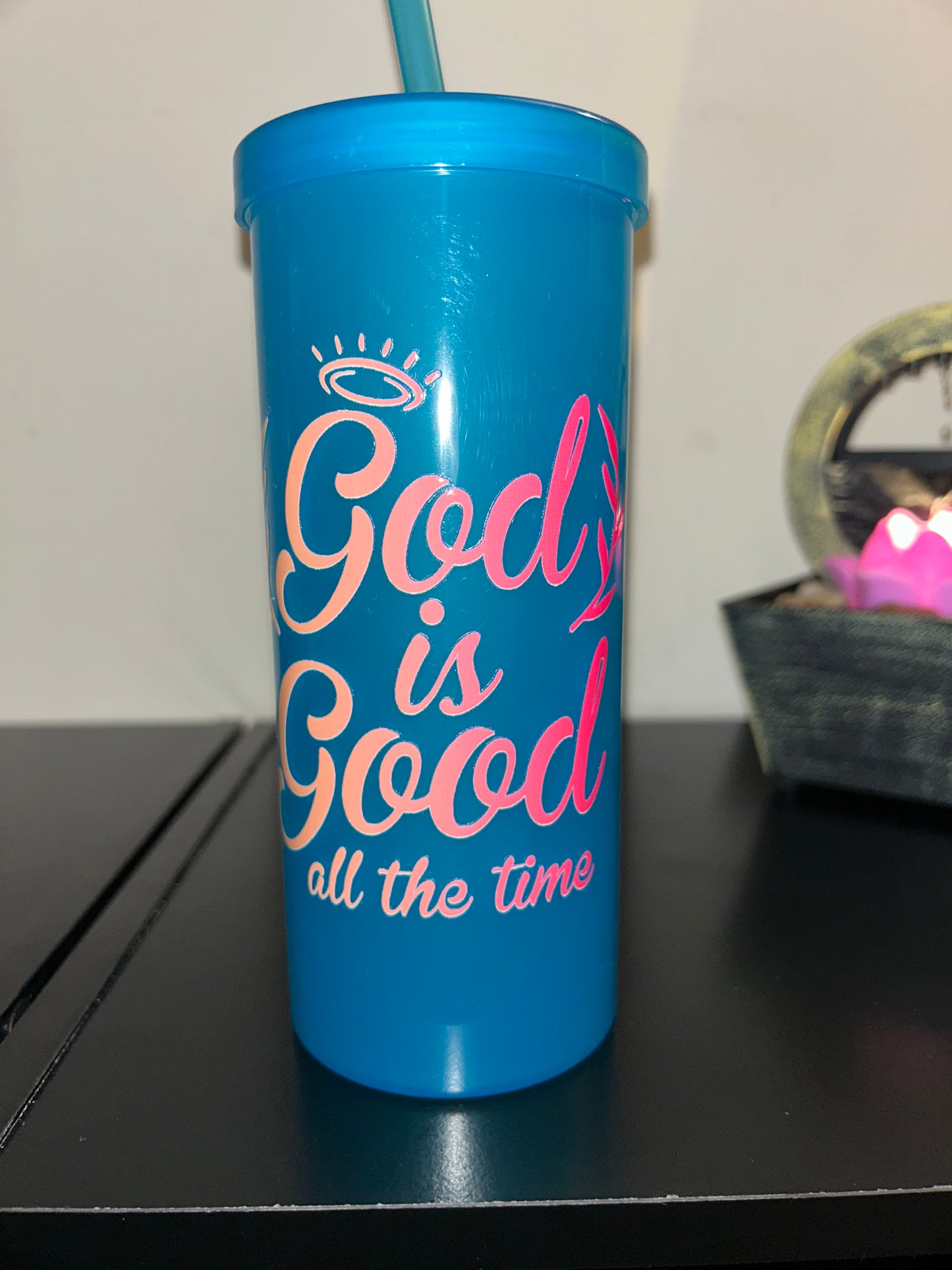 Christian Inspired | Plastic Tumblers| 20 oz | Multicolored