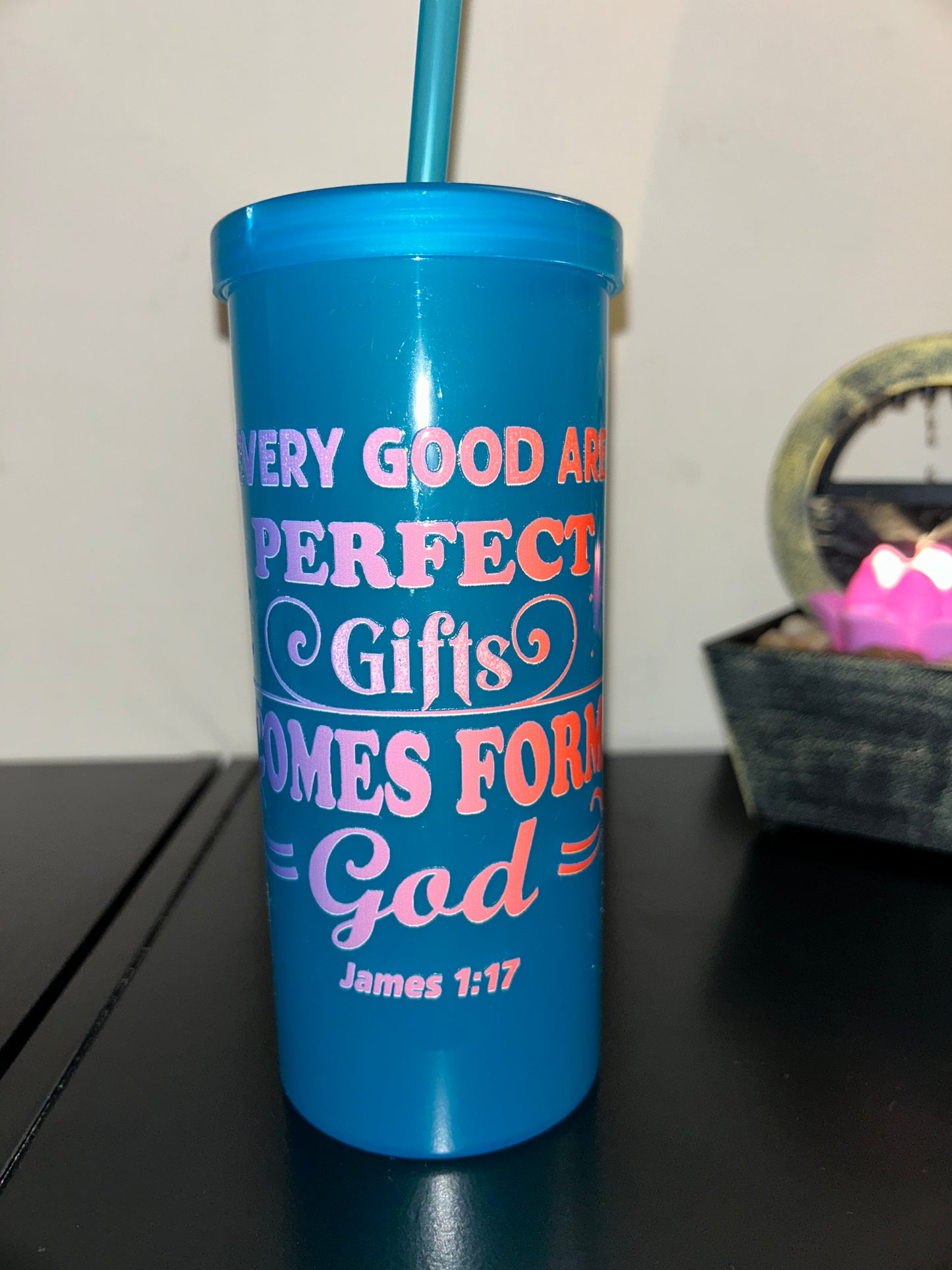 Christian Inspired | Plastic Tumblers| 20 oz | Multicolored