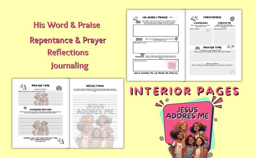 Jesus Adores Me: Prayer Journal for Girls