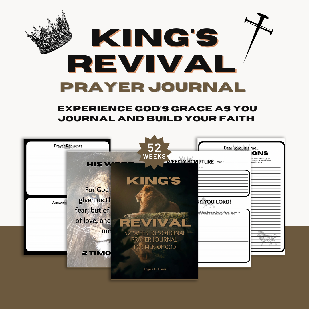 King's Revival: 52 Week Devotional Prayer Journal for Men of God