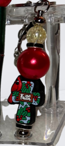 Christian Beaded Focal Keychains