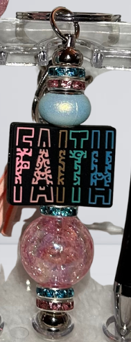 Christian Beaded Focal Keychains