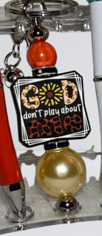 Christian Beaded Focal Keychains