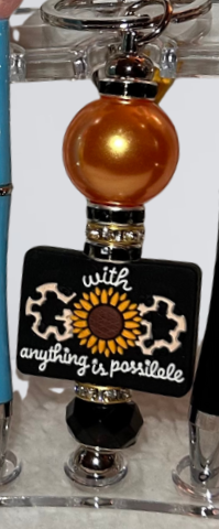 Christian Beaded Focal Keychains