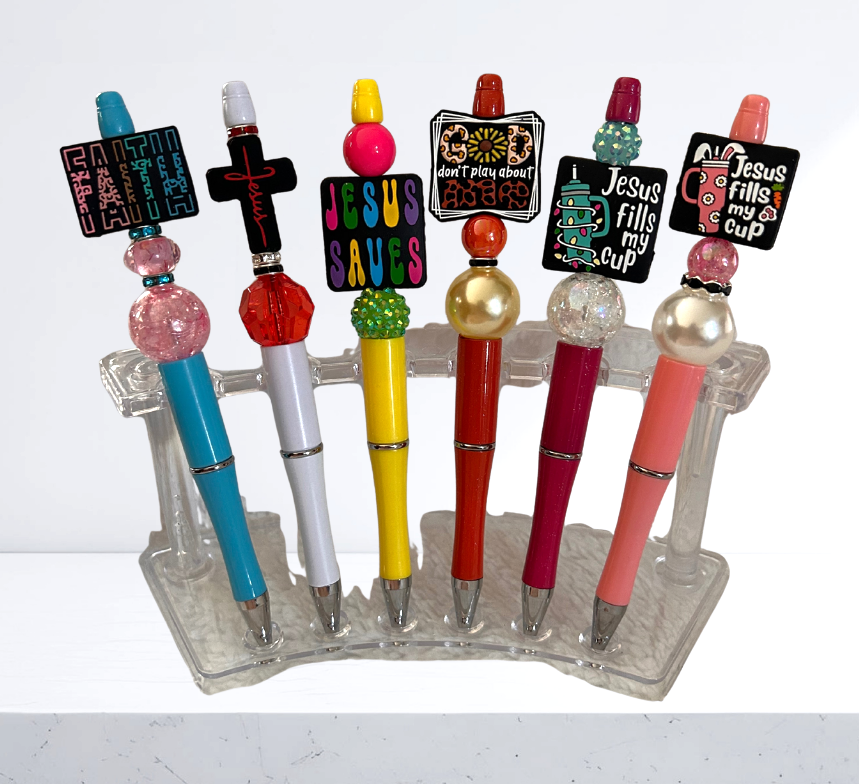 Christian Beaded Focal Pens