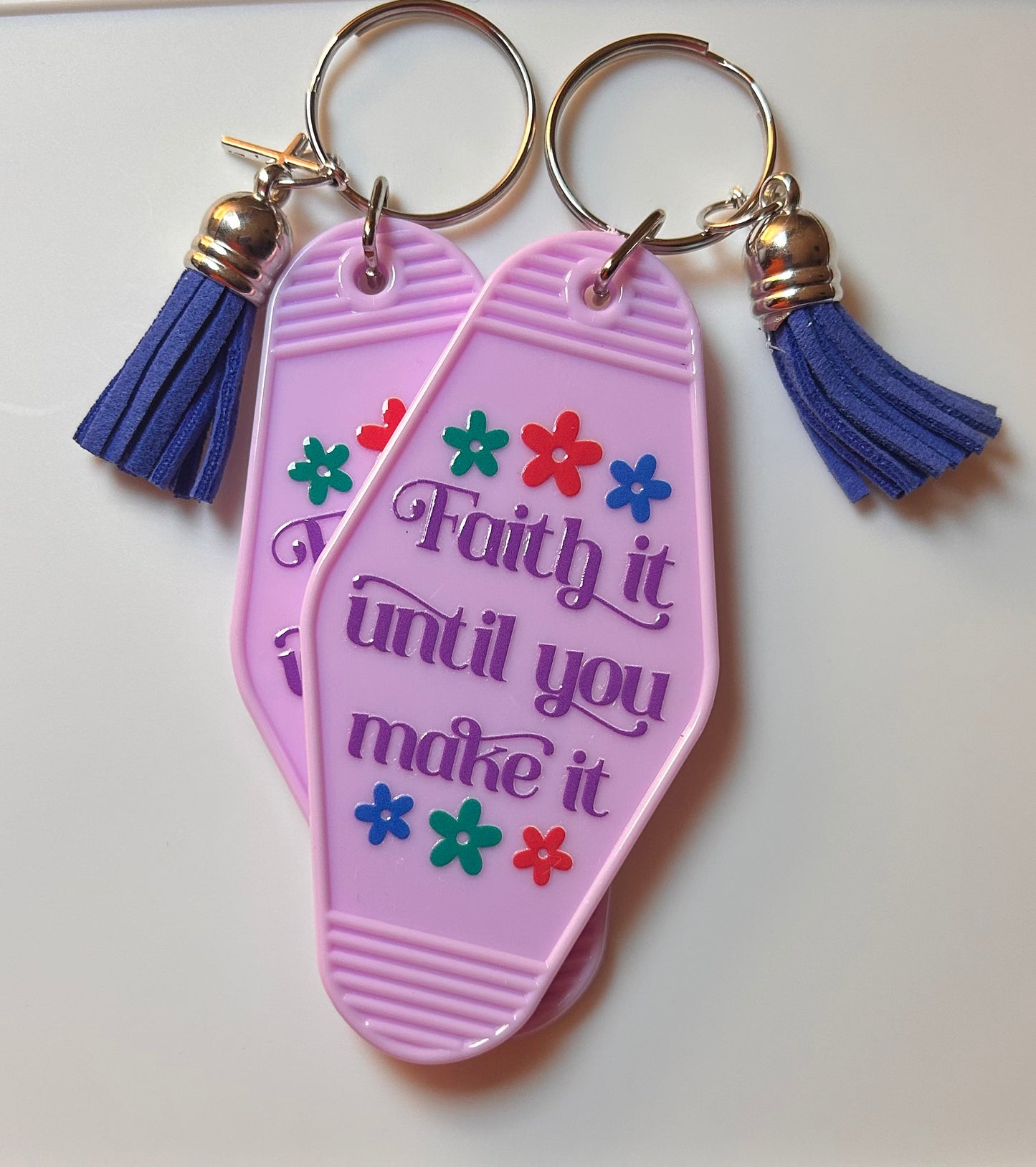Christian Motel Keychains - Assorted Colors