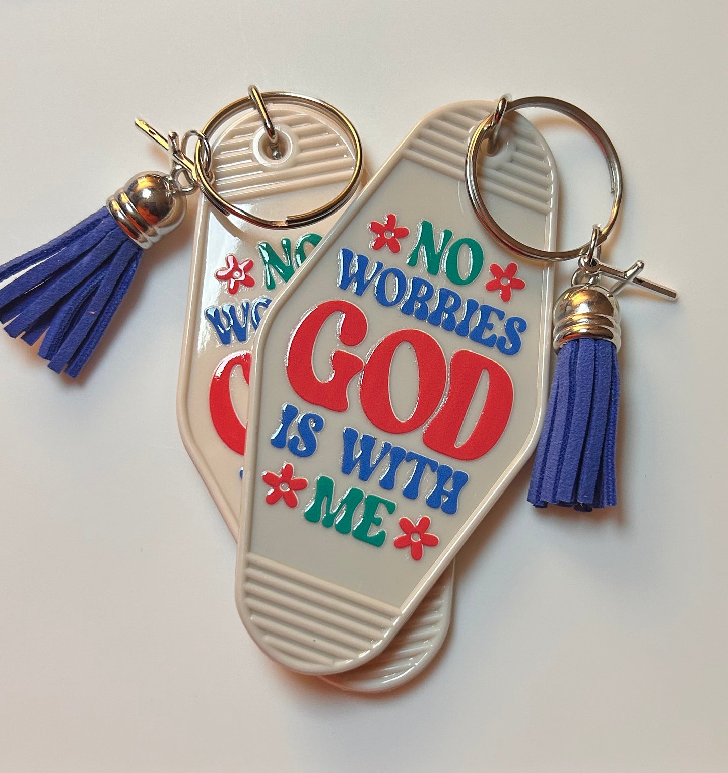 Christian Motel Keychains - Assorted Colors