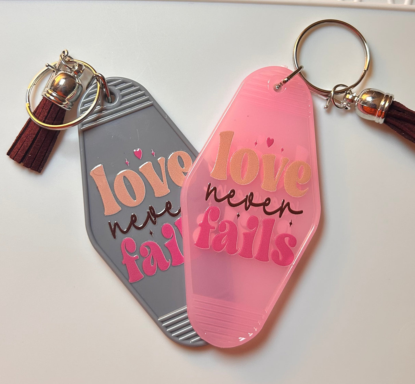 Christian Motel Keychains - Assorted Colors