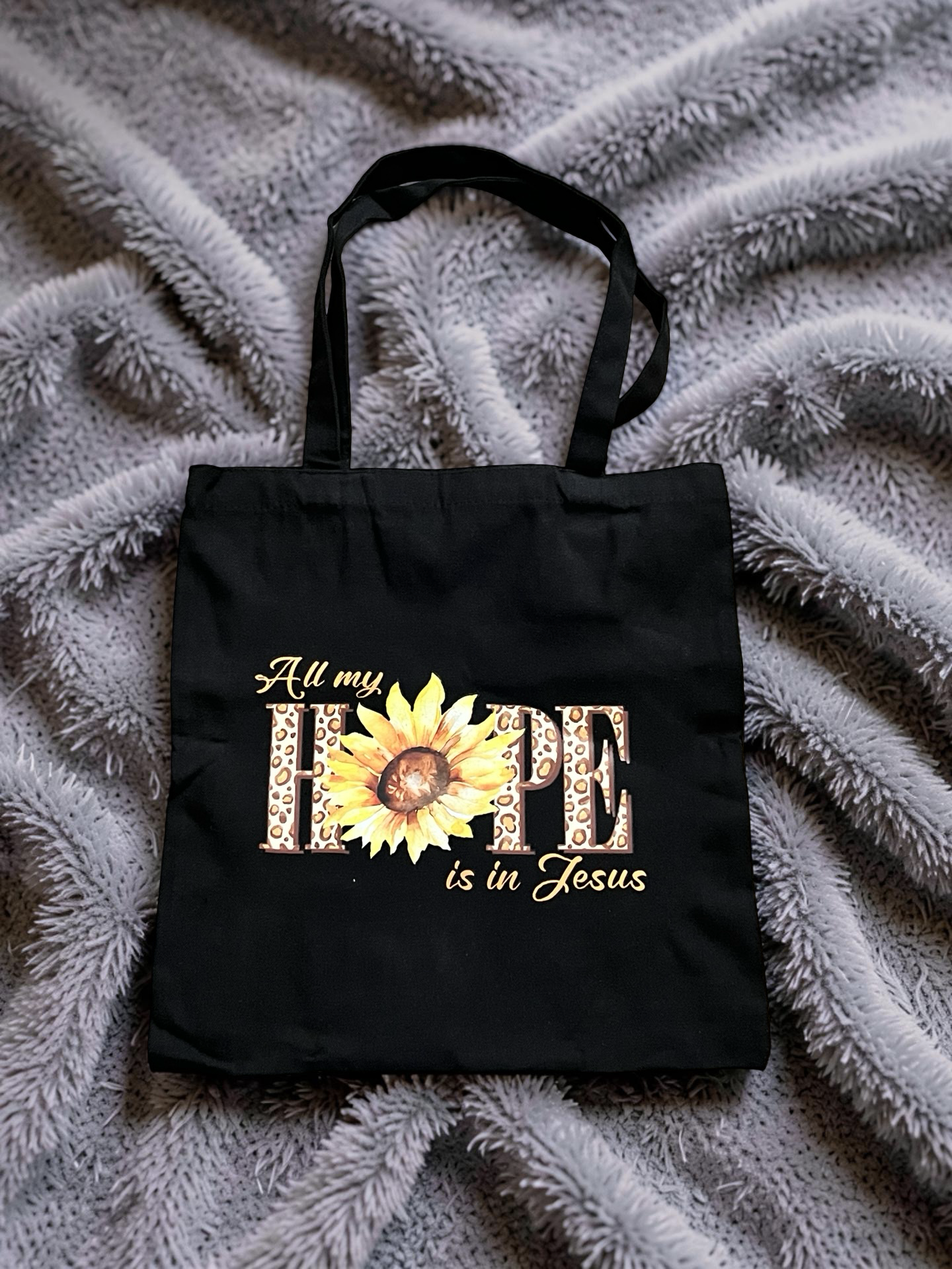 All My Hope Is In Jesus Tote Bag
