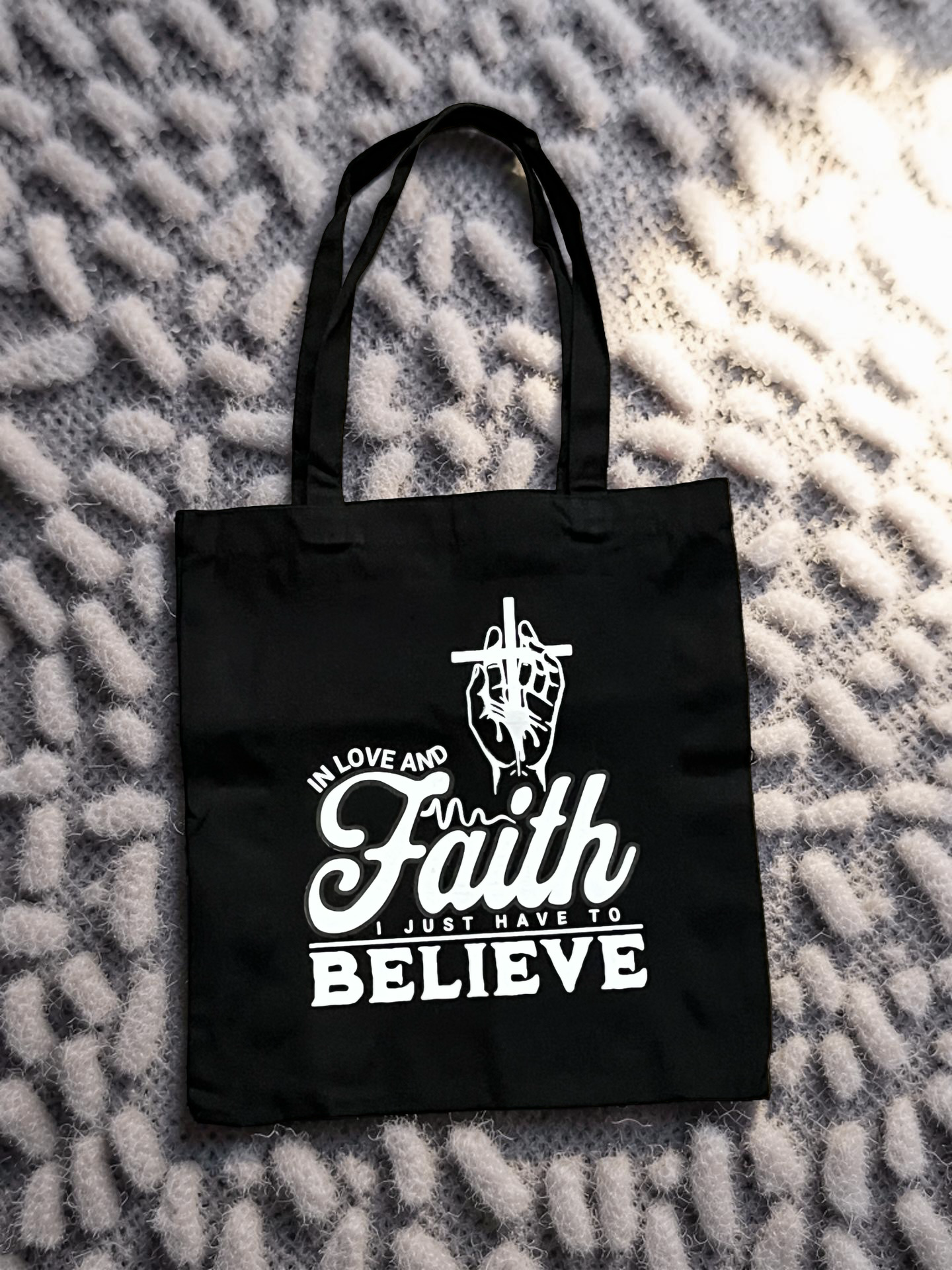 In Love and Faith Tote Bag
