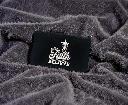 In Love And Faith Cosmetic Bag