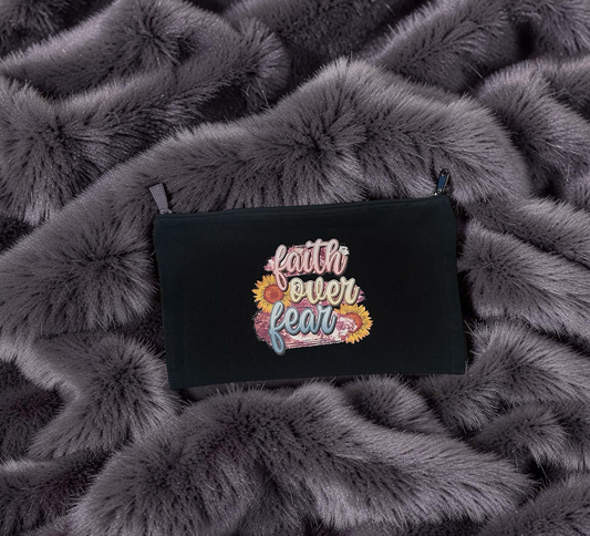 Faith Over Fear Cosmetic Bag