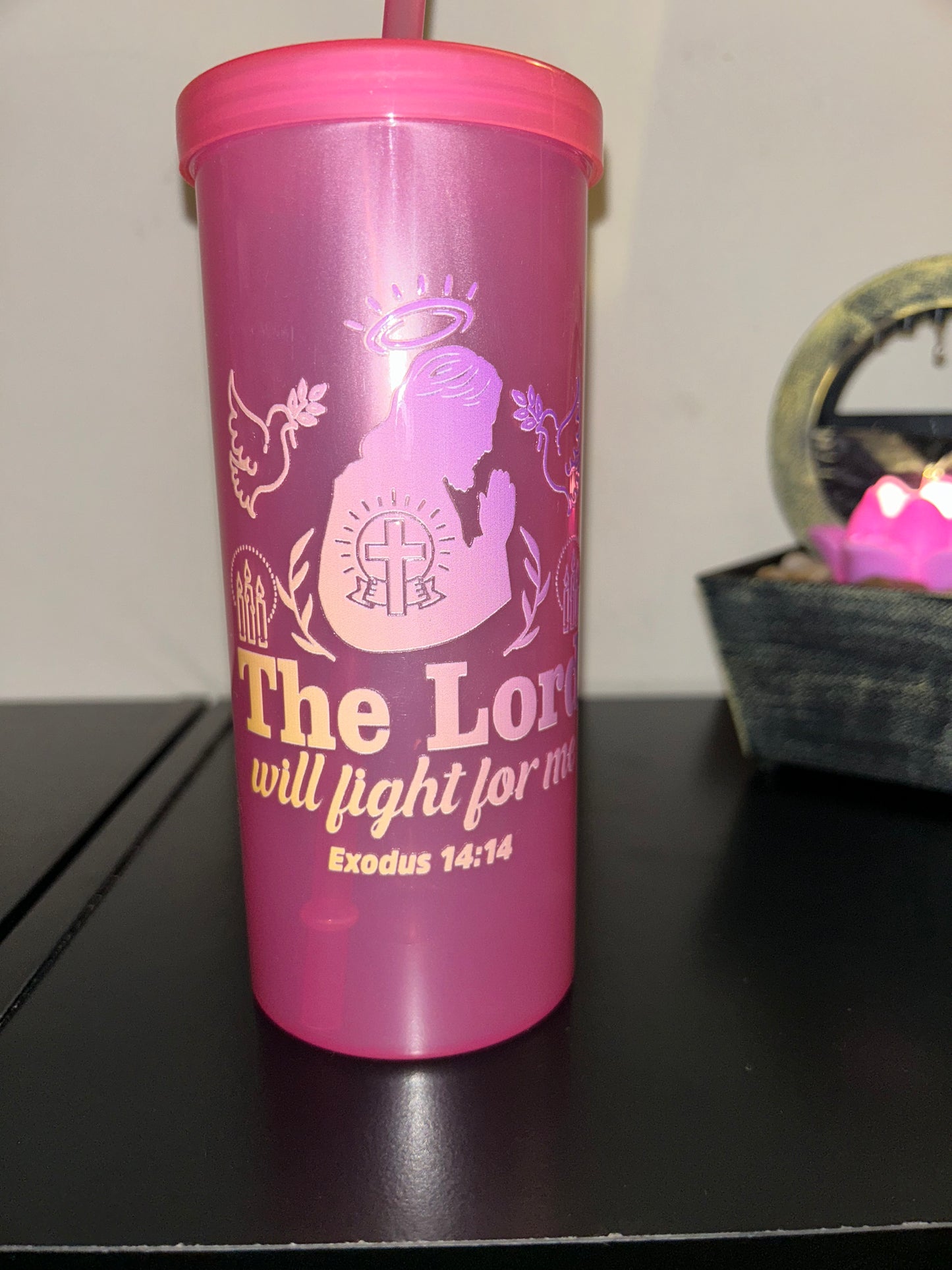 Christian Inspired | Plastic Tumblers| 20 oz | Multicolored