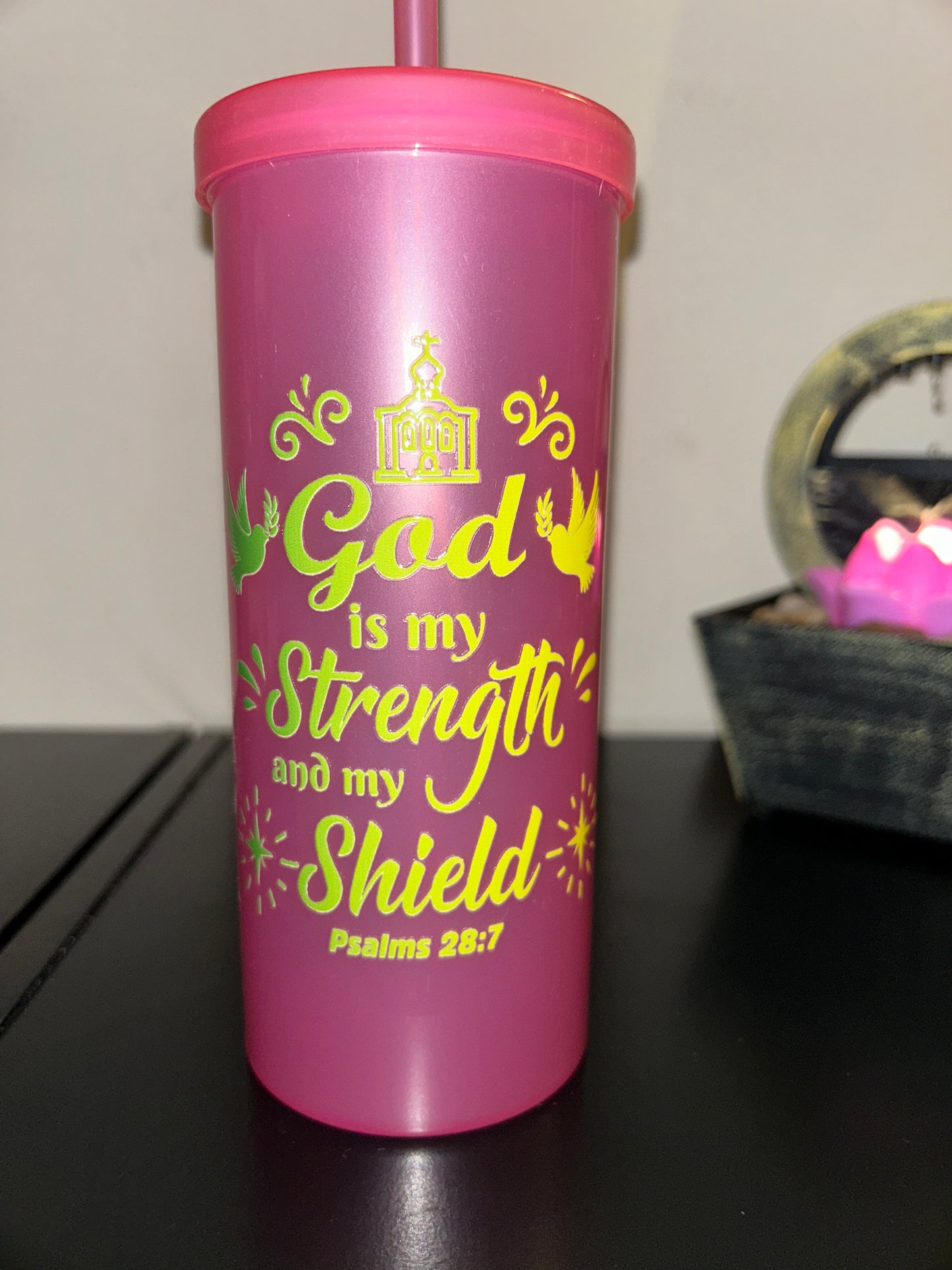 Christian Inspired | Plastic Tumblers| 20 oz | Multicolored