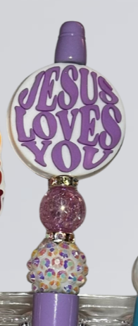 Christian Beaded Focal Pens