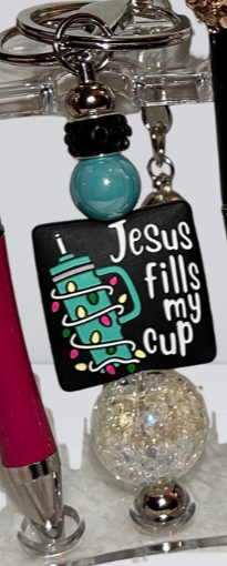 Christian Beaded Focal Keychains